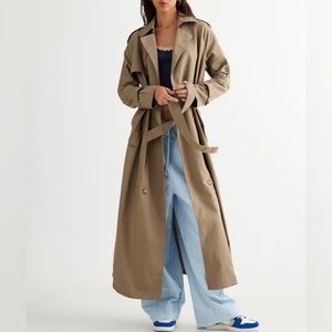 NWT Lioness Trencherous Long Coat | Beige